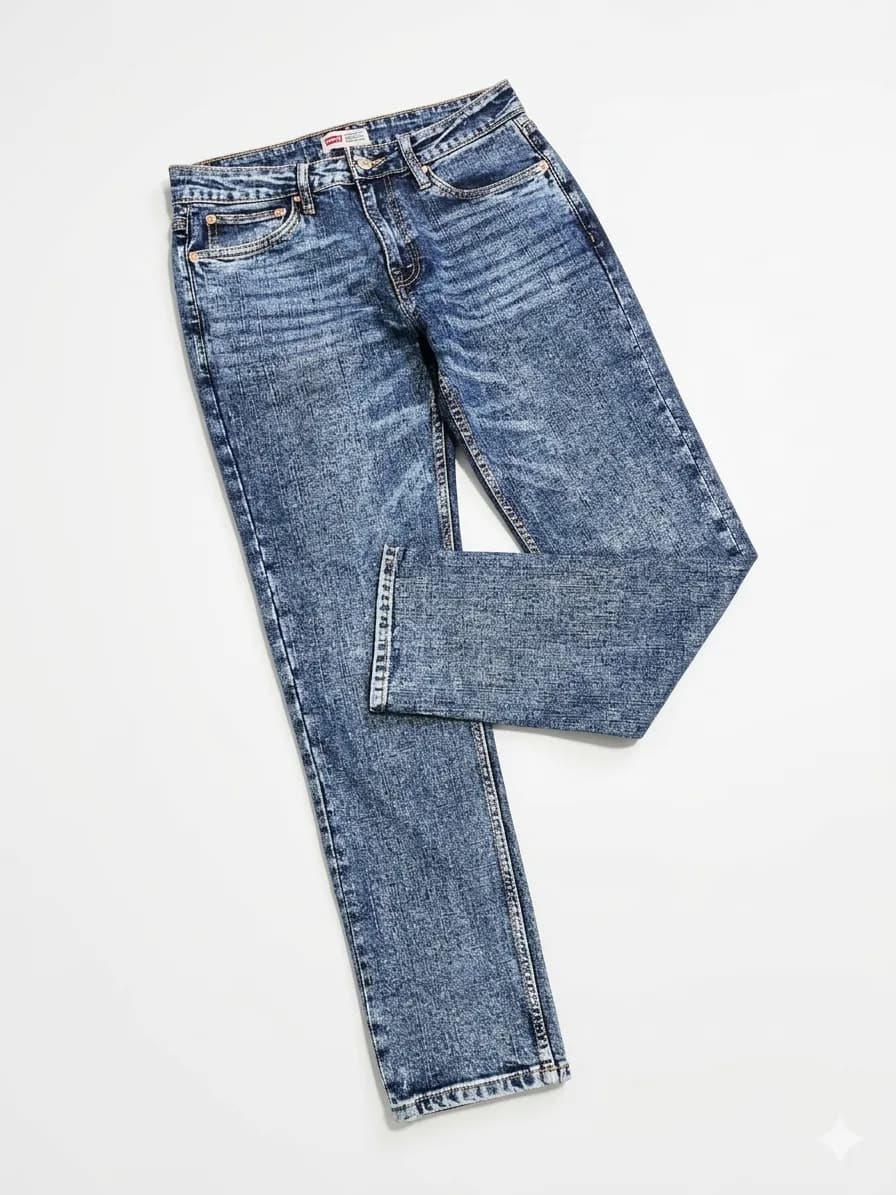 Acid Wash Slim Fit Jeans