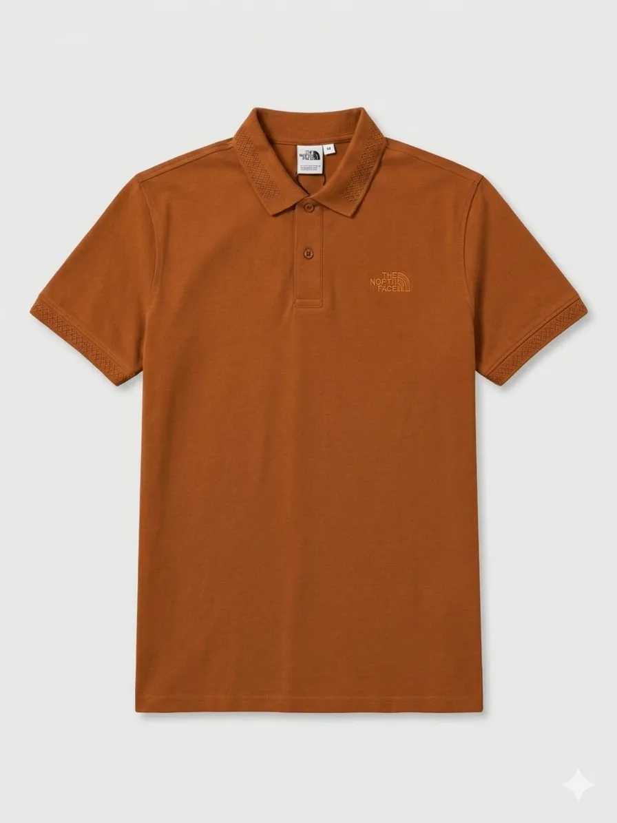 Classic Piqué Polo — Rust
